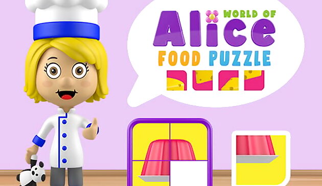 Die Welt von Alice Food Puzzle