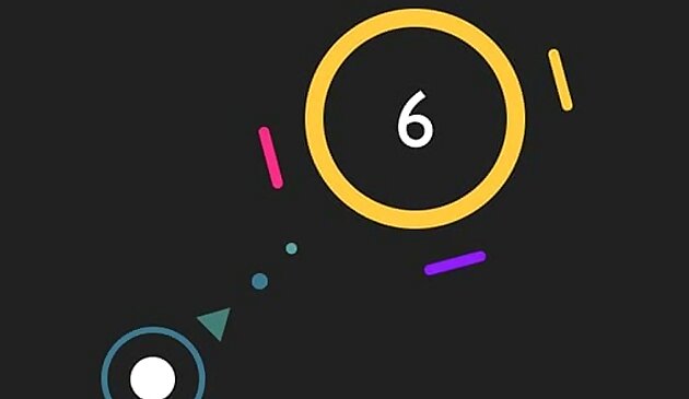 Цветной выстрел бросайте шар