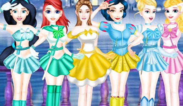 Girls Cosplay Sailor Challenge