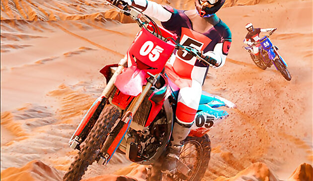 Внедорожная мотобайк гонка