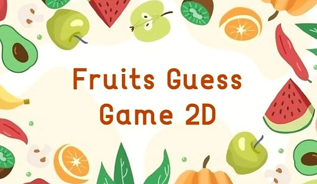과일 추측 게임2D