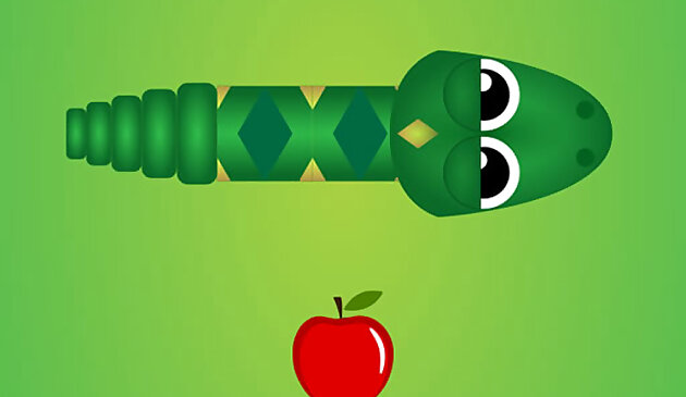 Змея ест яблоко