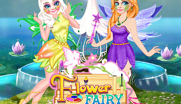 Цветочная фея макияж