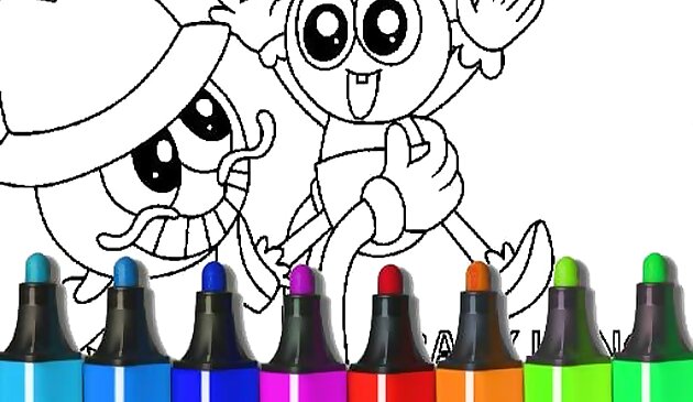 Малыш длинные ноги: страницы раскраски