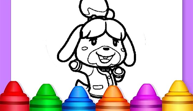 Dibujos de Animal Crossing para colorear