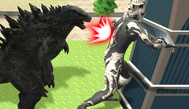 Монстр-герой спасает город