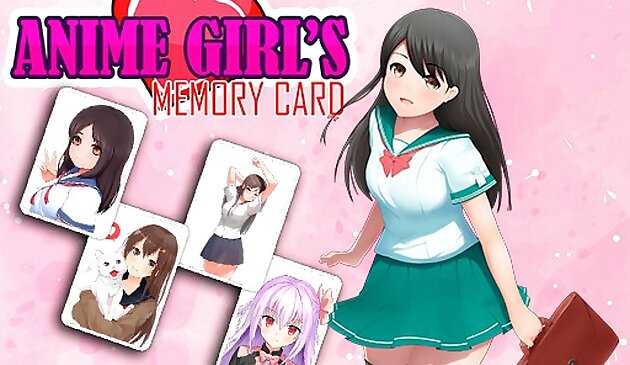 애니메이션 소녀 메모리 카드