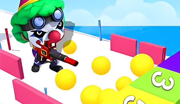 Пушка шар Стрелять