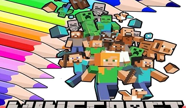 Книжка-раскраска Minecraft