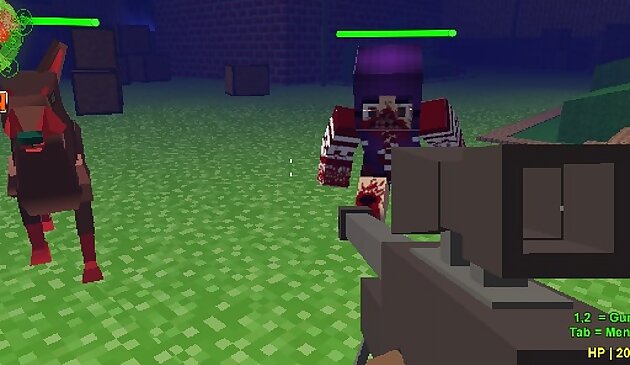 Пиксельный Зомби выживание