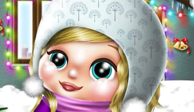 Малышка зимняя одевалка