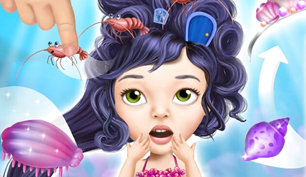 Милая малышка Жизнь русалки