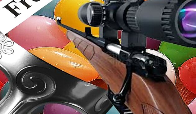 Карнавал стрелять по воздушным шарам челлендж