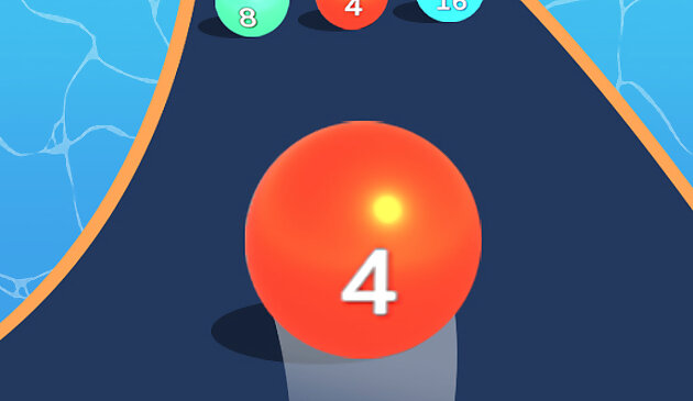 Цветной шар бег 2048