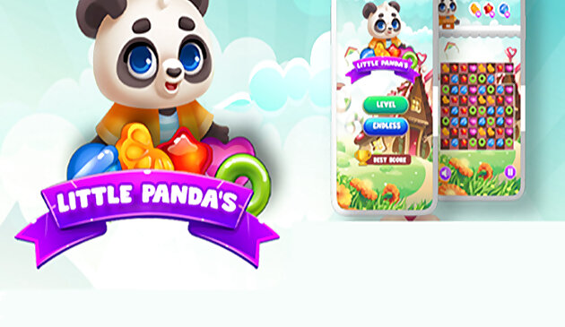 Маленький панда матч 3