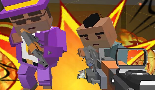 Продвинутая блочная война гангстеров