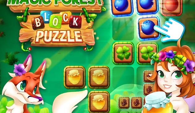 Волшебный лес блок головоломка