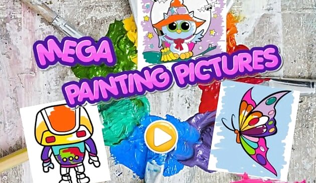 Мега раскраска картинок