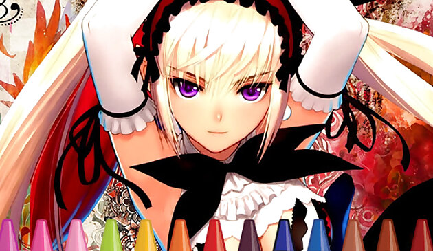 Аниме манга Раскраска