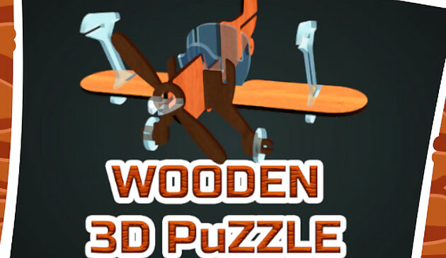 लकड़ी 3 डी पहेली