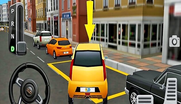 रियल कार पार्किंग: ड्राइविंग स्ट्रीट 3 डी
