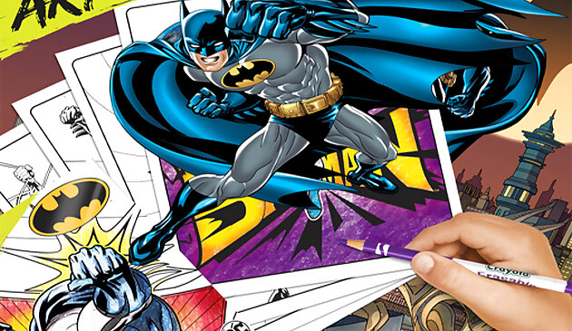 Livro para colorir para Batman