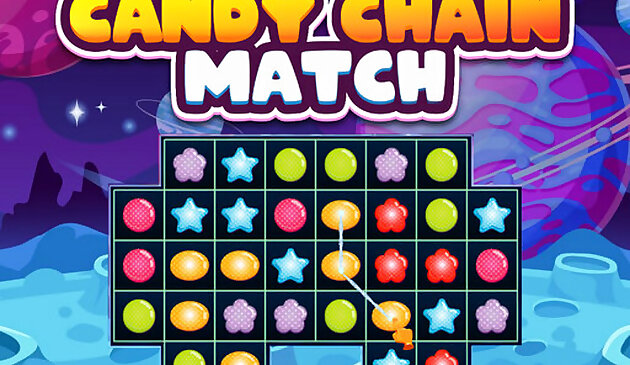 Цепочка конфет матч