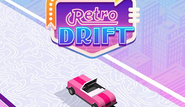 Ретро автомобиль дрифт