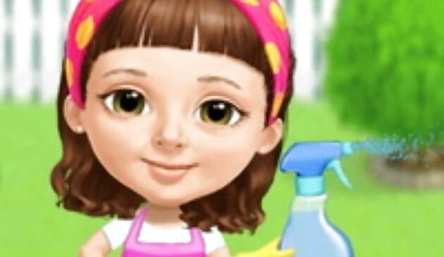 Сладкая малышка уборка бардака в доме