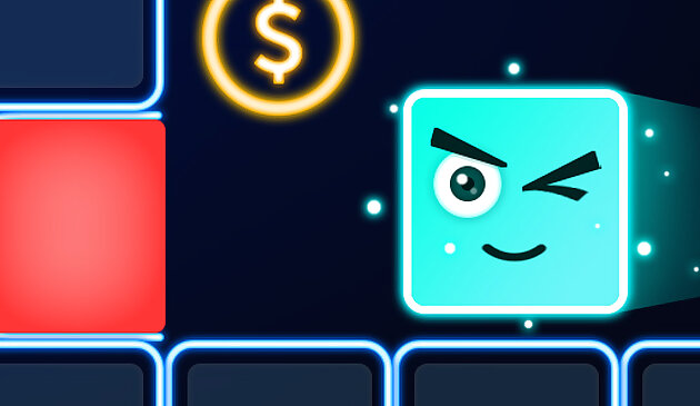 Неоновая плитка порыв