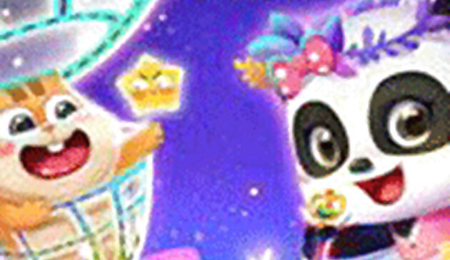 Панда магия Спасение рисования