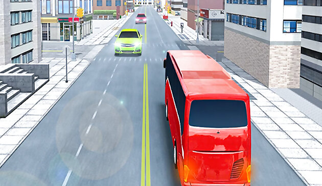 Современная автобусная парковка