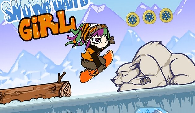 snowboard लड़की