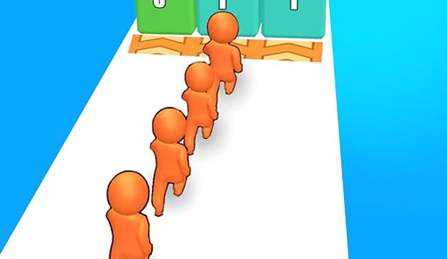 Стопка толпы 3Д