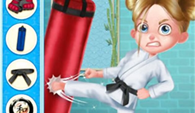 Karate-Mädchen gegen Schul-Mobbing-Spiel