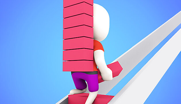 Мост лестница гонка ступенек