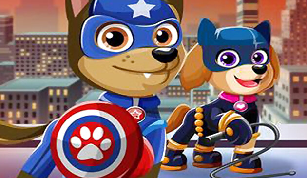 Щенячий патруль Супергерои одевалка