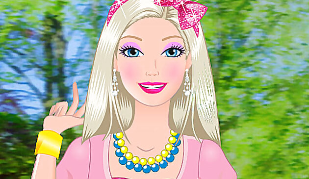 Barbie Menina Jardim