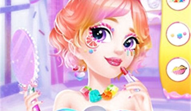 プリンセスキャンディーメイクアップゲーム