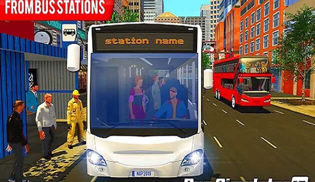 米国のシティピック旅客バスゲーム