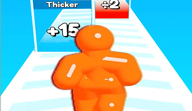 Высокий человек бегун 3Д