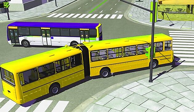 Simulatore 3d di guida di autobus reali