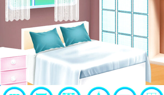 Модная девушка красивый новый дом