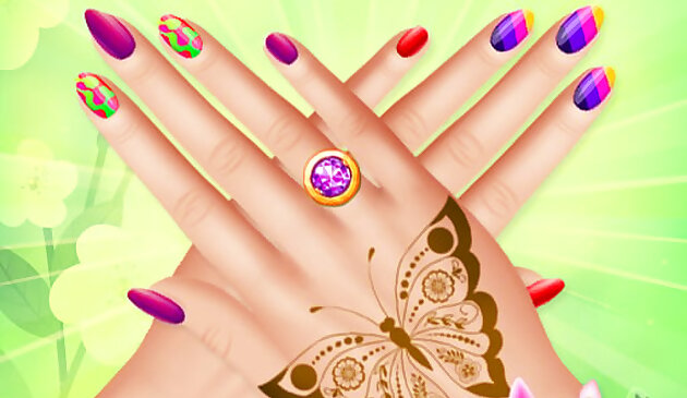 Весеннее искусство ногтей