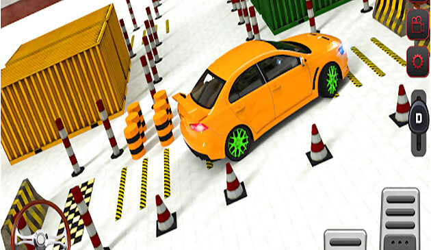 Новый автомобиль парковаться