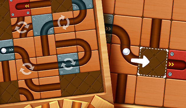 Ролл мяча скользящие блоки