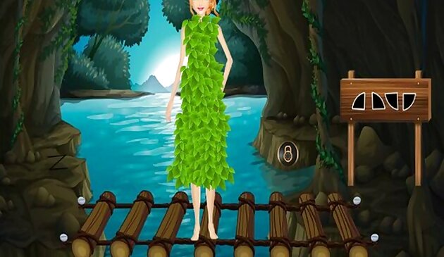 Девушка с костюмом Побег