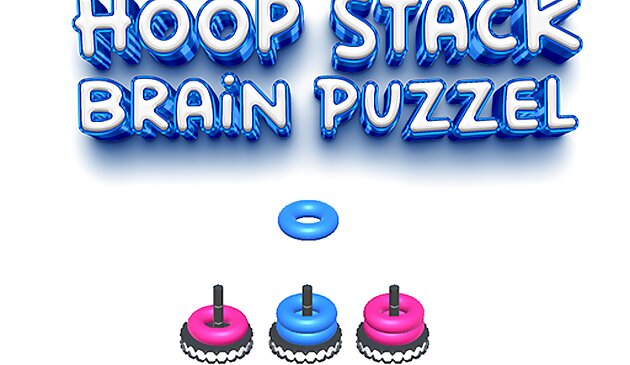 Jogo de Hoop Stack Brain Puzzel