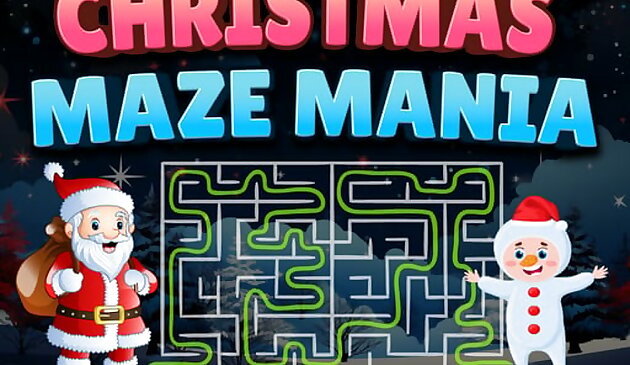 Weihnachtliche Labyrinth-Manie