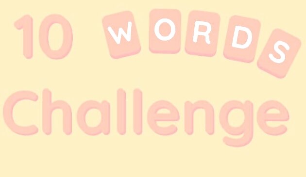 Desafio de 10 palavras